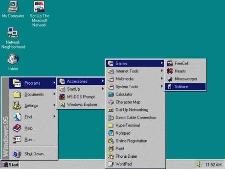Windows 8.1 : le bouton Start en action win95startmenu