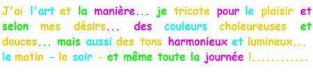 Journée mondiale du tricot LE BONHEUR DE TRICOTER - 8 JUIN 2013