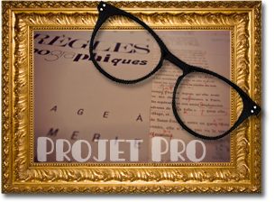 Projet Pro #1 ~ Premier oral APS (informel !) PP