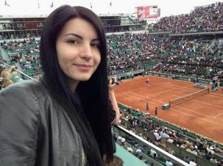 Elena Partac à Roland-Garros  