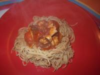 Nouilles chinoises dinde, poivrons et aigre douce pate-chinoise3.jpg