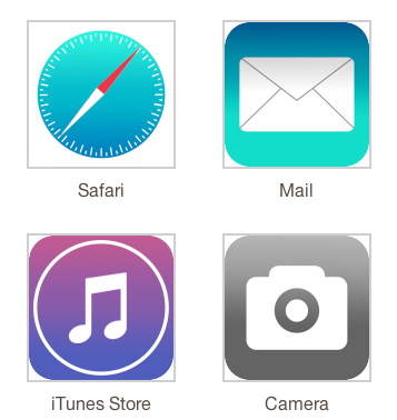 iOS 7 Icones