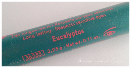 [Makeup] Yves Rocher Crayon regard #Eucalyptus