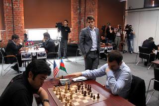 Echecs à Moscou : Magnus Carlsen au Mémorial Tal 2013