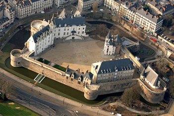 Château de Nantes - Vue aérienne