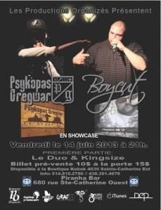 Psykopas Gregwar & Boycut en showcase Psykopas gregwar boycut productions organizes