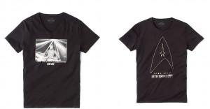 Tee-Shirts Celio Star Trek alternatives & Star Trek New Generation noir