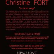 Exposition Christine Fort à la galerie Espace Eqart à Marciac