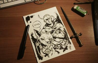 L'instant comics : La toute première commission, par Michael Dialynas