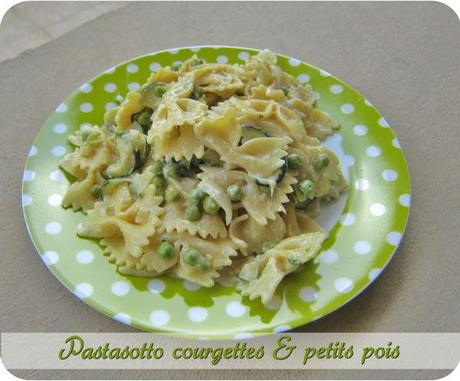 Pastasotto courgettes et petits pois pastasotto (scrap)