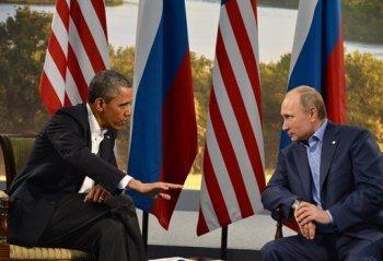 Barack Obama et Vladimir Poutine 