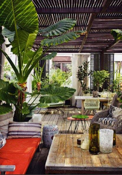 Inspiration terrasse ethnique