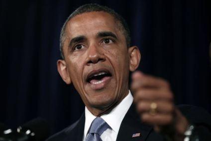 Barack Obama s'est exprimé pour défendre le programme d'écoutes électroniques de la NSA le 7 juin. REUTERS/Kevin Lamarque