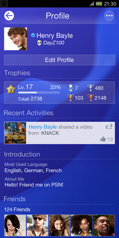 L’interface de la PS4 en vidéo et en image bmUploads 2013 06 17 4569 phone profile L’interface de la PS4 en vidéo et en image vidéo sony ps4 interface