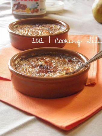 ♥ Divine Crème Brûlée Poire et Nutella® P2230002