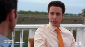 Critiques Séries : Royal Pains. Saison 5. Episode 2. Blythe Spirits. vlcsnap-2013-06-20-12h15m17s215.png