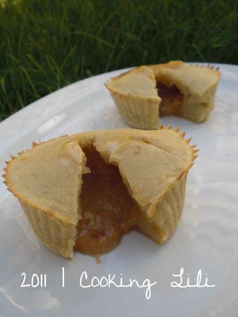 Moelleux à la Banane et son coeur coulant Confiture de lait CIMG3686