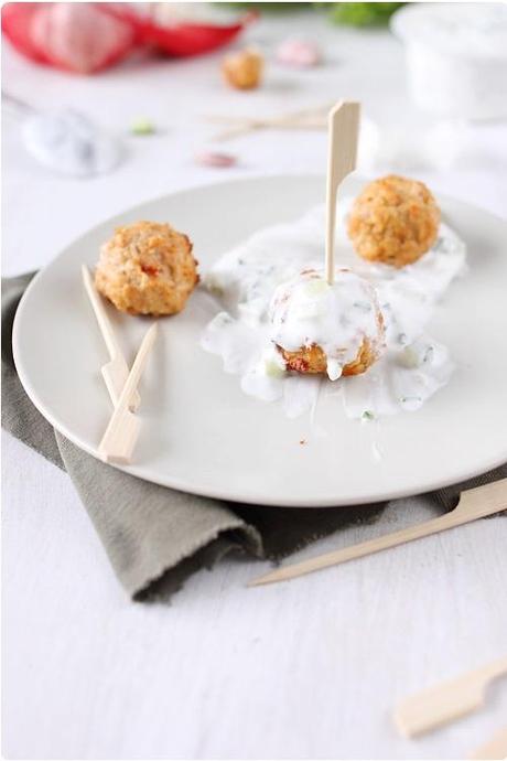 Boulettes de poulet tandoori Boulettes de poulet tandoori