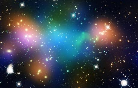 Amas de galaxie Abell 520 - Photo prise par Hubble