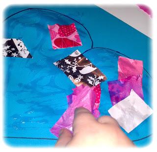 L'activité de la semaine : Cœur en collage L'activité de la semaine : Cœur en collage