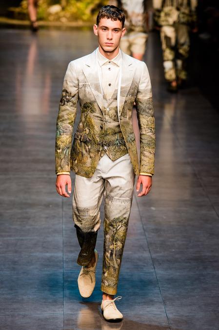 Le défilé homme printemps/été 2014 Dolce & Gabbana...