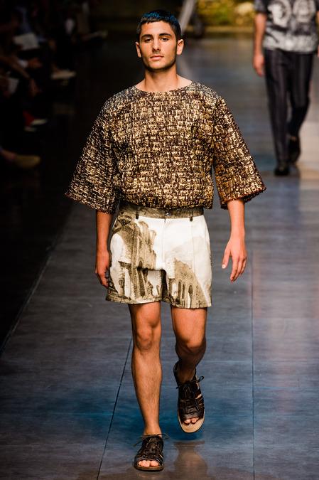 Le défilé homme printemps/été 2014 Dolce & Gabbana...