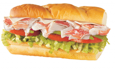 Subways salade de mer = imitation crabe Subways salade de mer = imitation crabe