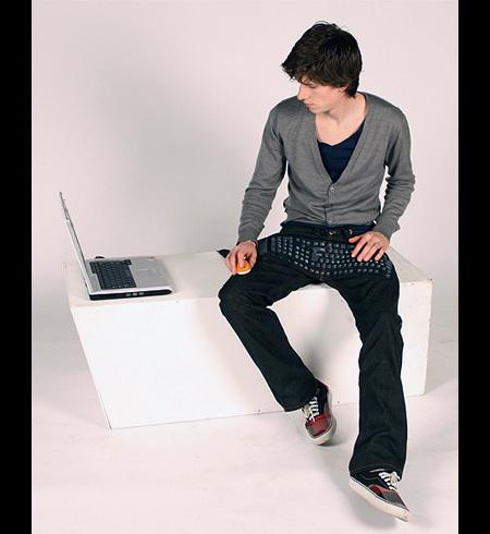 Un clavier permanent sur son pantalon