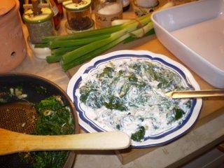 Canelones de ricota y espinaca