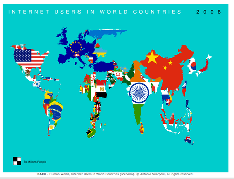 Progression du nombre d’internautes dans le monde… Internet Users