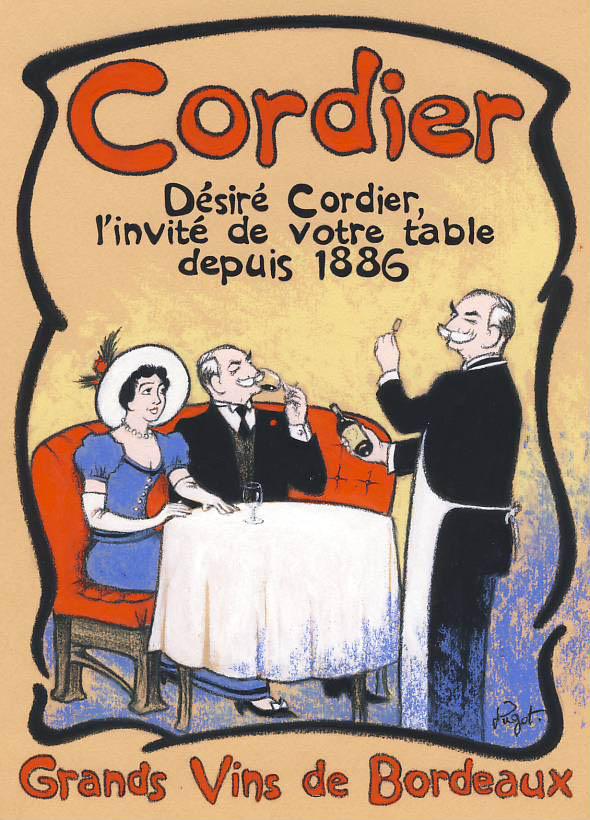 Une affiche en 2008 pour un vin de 1886