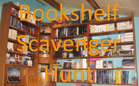 Bookshelf Scavenger Hunt Tag!