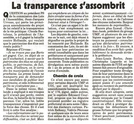 Et maintenant, un peu de résistance active canard enchaine - transparence