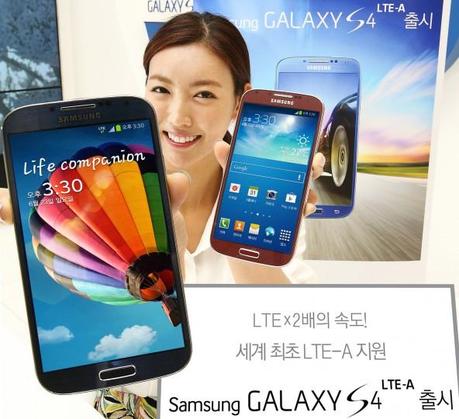 Le Samsung Galaxy S4 LTE-A officiel avec Snapdragon 800 GALAXY_S4_LTE-A_(1)