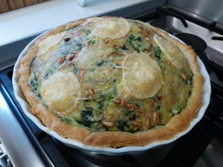 Quiche chèvre-épinards gasparine 2 010