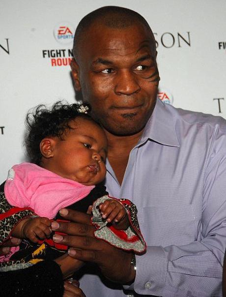 Mike Tyson et sa fille décédée en mai 2009.