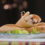 Fajitas au poulet et champignons Fajitas au poulet et champignons