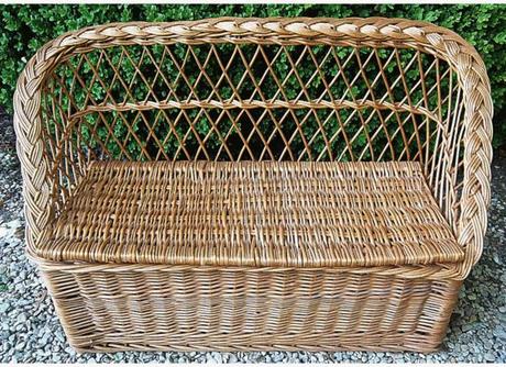 Mini girly vintage BANC-COFFRE VINTAGE - ANIGF