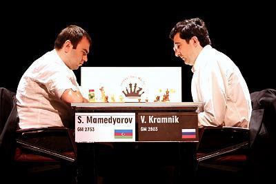 Echecs à Genève :Geneva Chess Masters : Mamedyarov 1,5-0,5 Kramnik