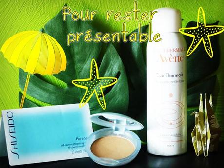eau thermale Avène 150 ml, Font de teint compact Purness Shiseido, retouche matifiante Pureness Shiseido http://recreationsdesophie.blogspot.fr/