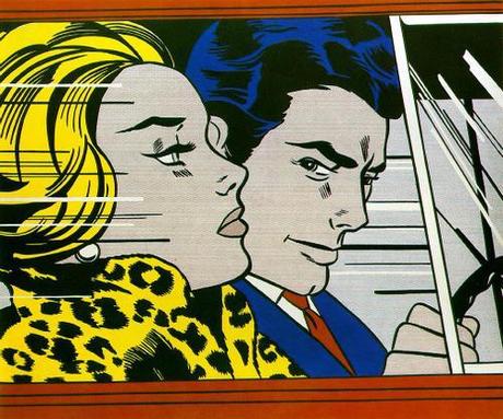 In the car,1963, Roy Lichtenstein