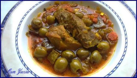 Tajine pour le mois du Ramadan tajine aux olives