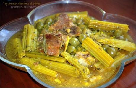Tajine pour le mois du Ramadan tajine aux cardon et olives