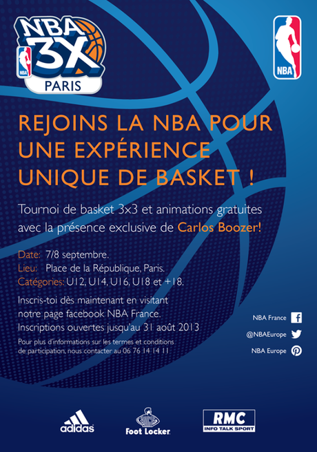 Carlos Boozer et la NBA s’invitent sur la Place de la République à Paris NBA-Paris