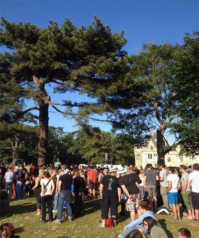 Festival Beauregard, we musical ensoleillé. Part one Chateau festival Beauregard