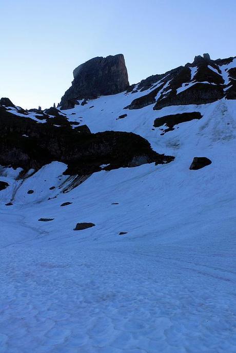 Arrêté par la neige au Lac d'Amour Arrêté par la neige au Lac d'Amour