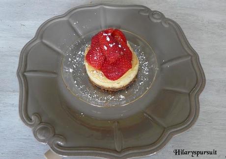 Cheesecake fraise-chantilly / Stawberry and chantilly cheesecake