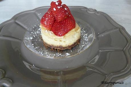 Cheesecake fraise-chantilly / Stawberry and chantilly cheesecake