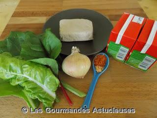 Trio de Blettes au Tofu et à la Tomate Trio de Blettes au Tofu et à la Tomate