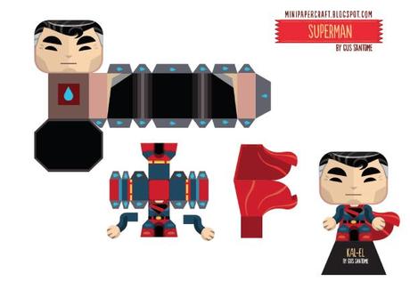 Blog_Paper_Toy_papertoys_Superman_Costumes_template2_preview Superman Costumes de Gus Santome (x 7)